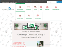 Tablet Screenshot of gokis-stawiski.pl